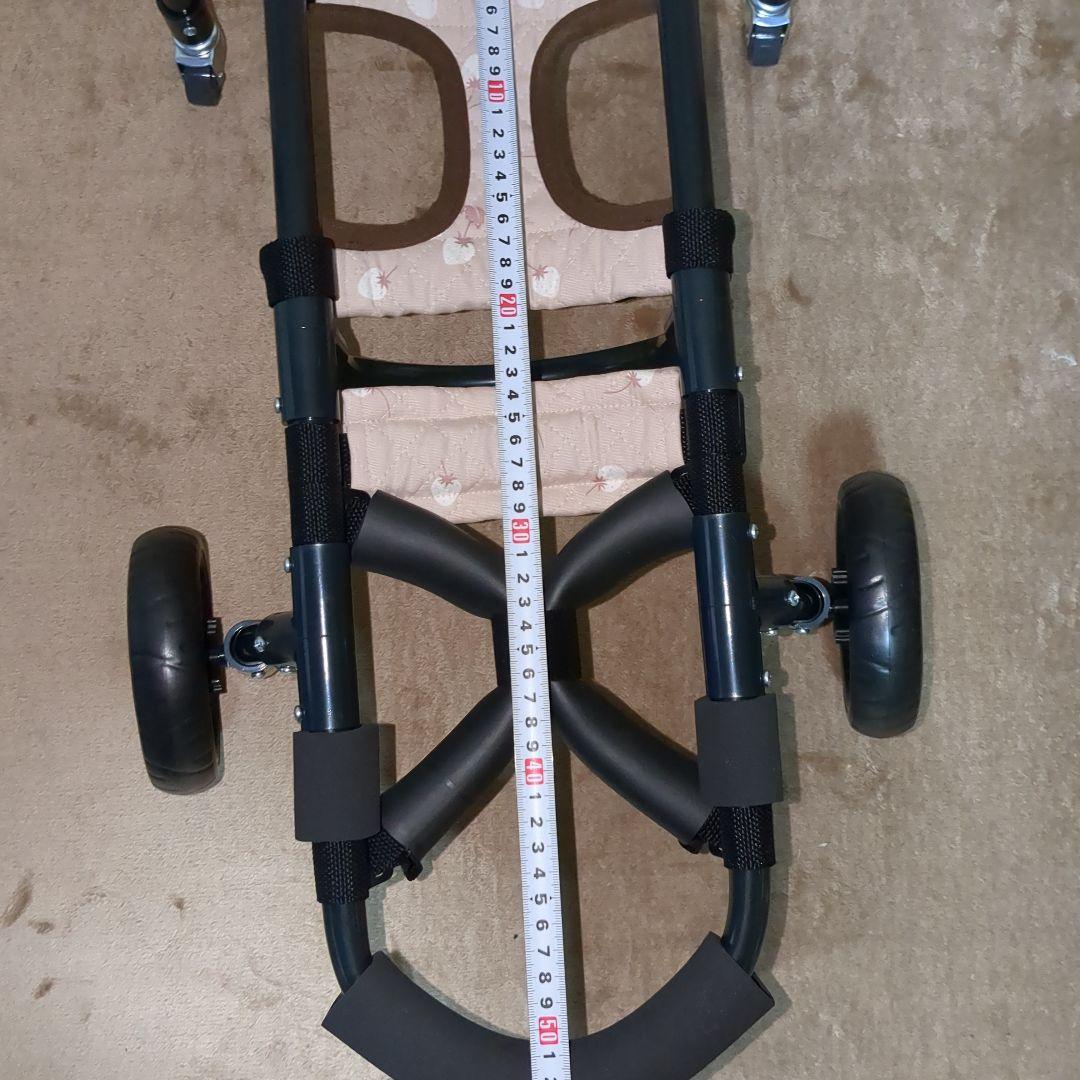 ワンちゃん4輪　リハビリ　食事補助　犬用車椅子　介護　M.ダックス等　犬の歩行器