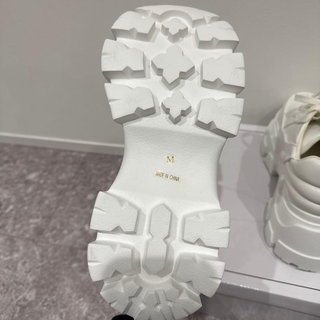 グラムリップス　ホワイト 厚底スニーカー