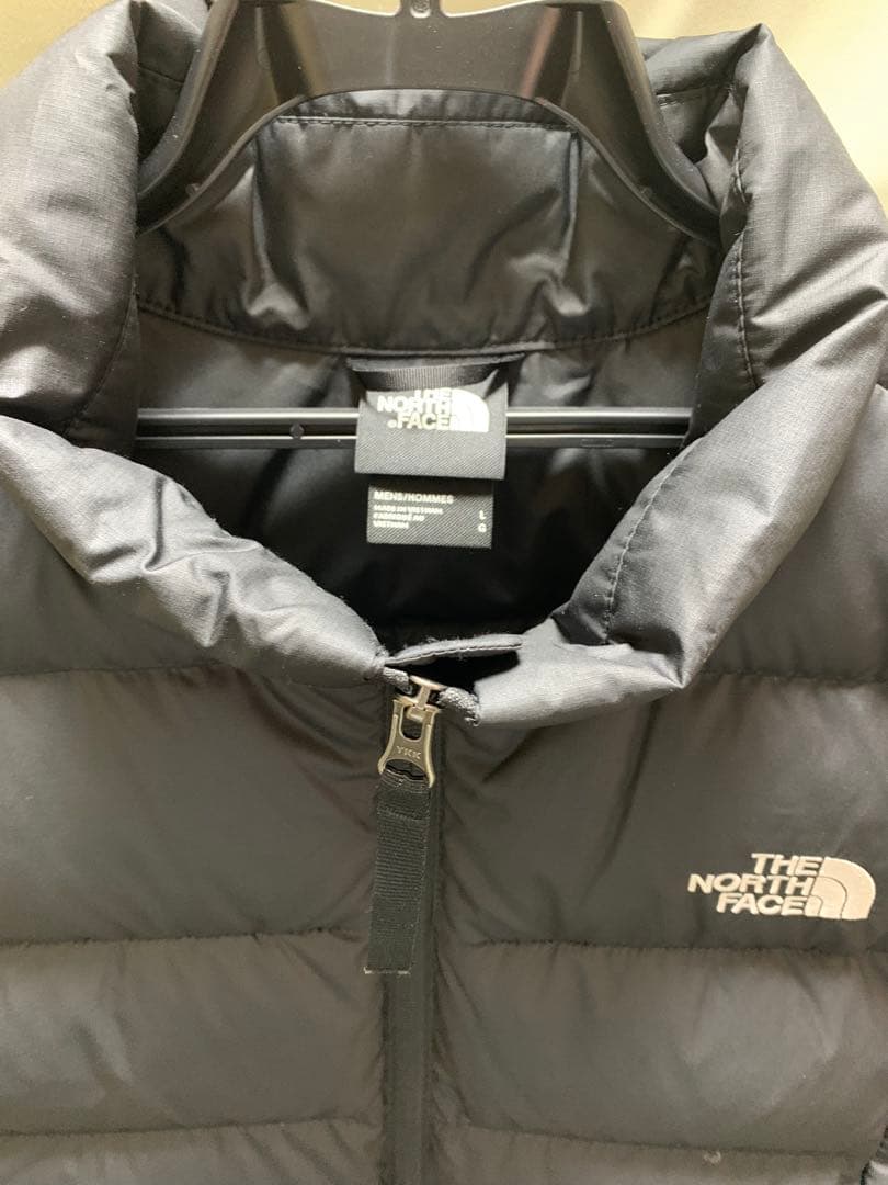 ノースフェイス　ダウンベスト　ブラック　ビックサイズ