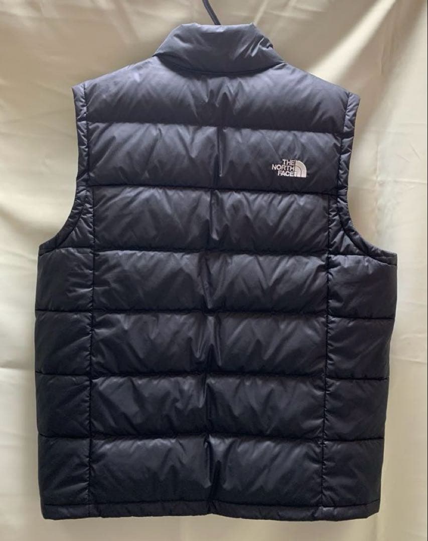 ノースフェイス　ダウンベスト　ブラック　ビックサイズ