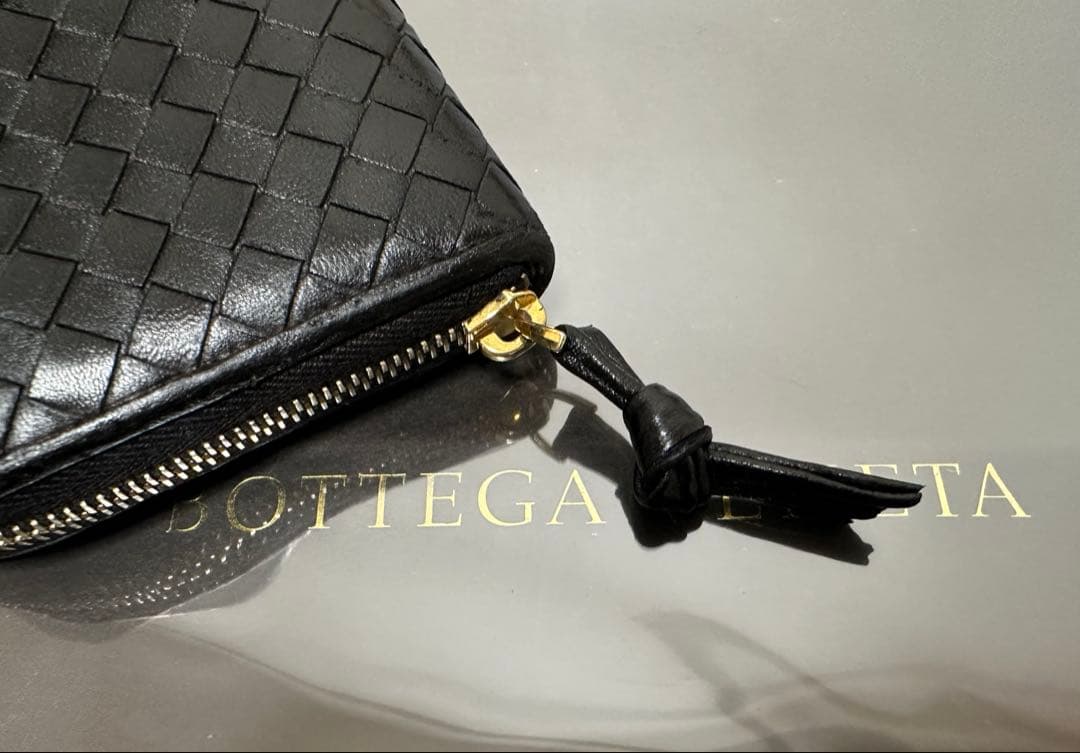 【付属品付】ボッテガヴェネタ ラウンドファスナー/ラム/ゴールド/黒/3️⃣✨✨✨