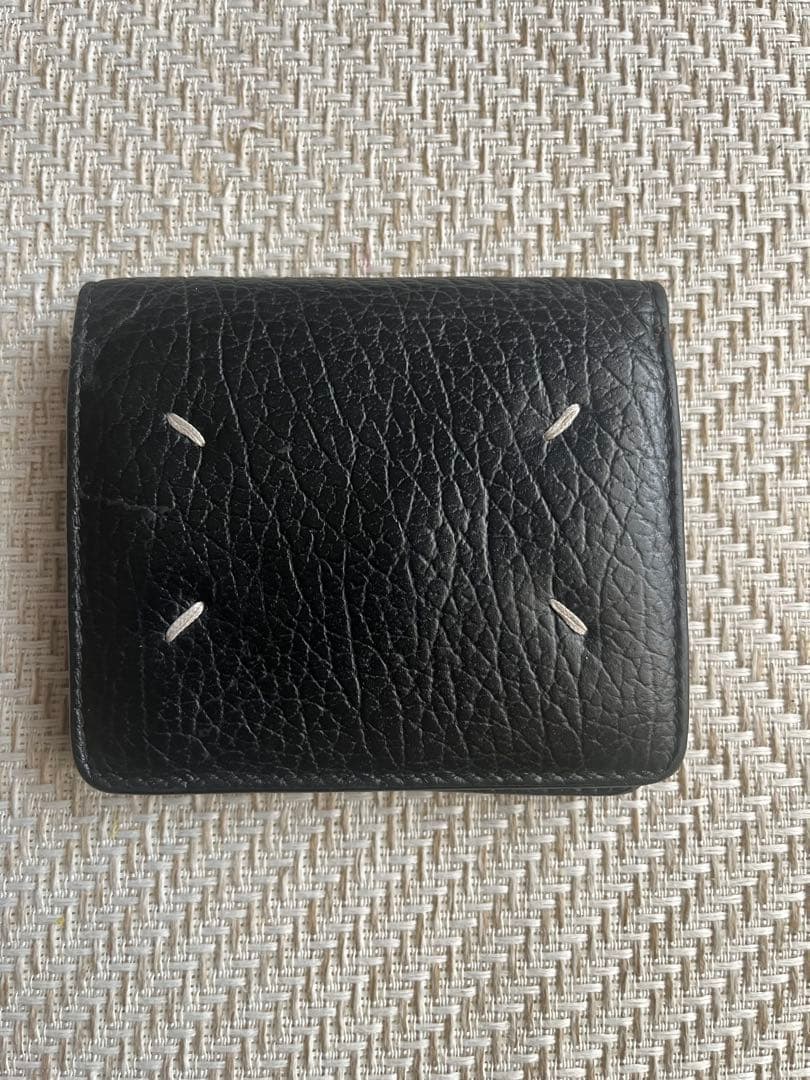 ぽっぽ　Maison Margiela 二つ折り財布 黒