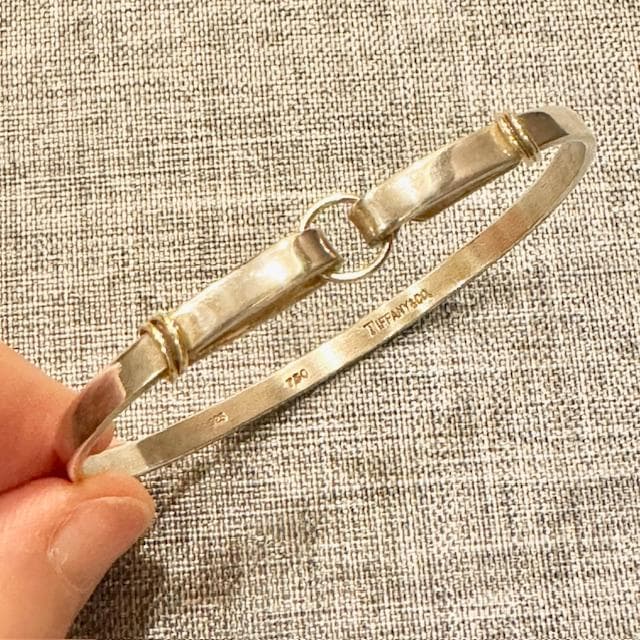 Tiffany&Co. ティファニー　バングル/ブレスレット　925/K18YG