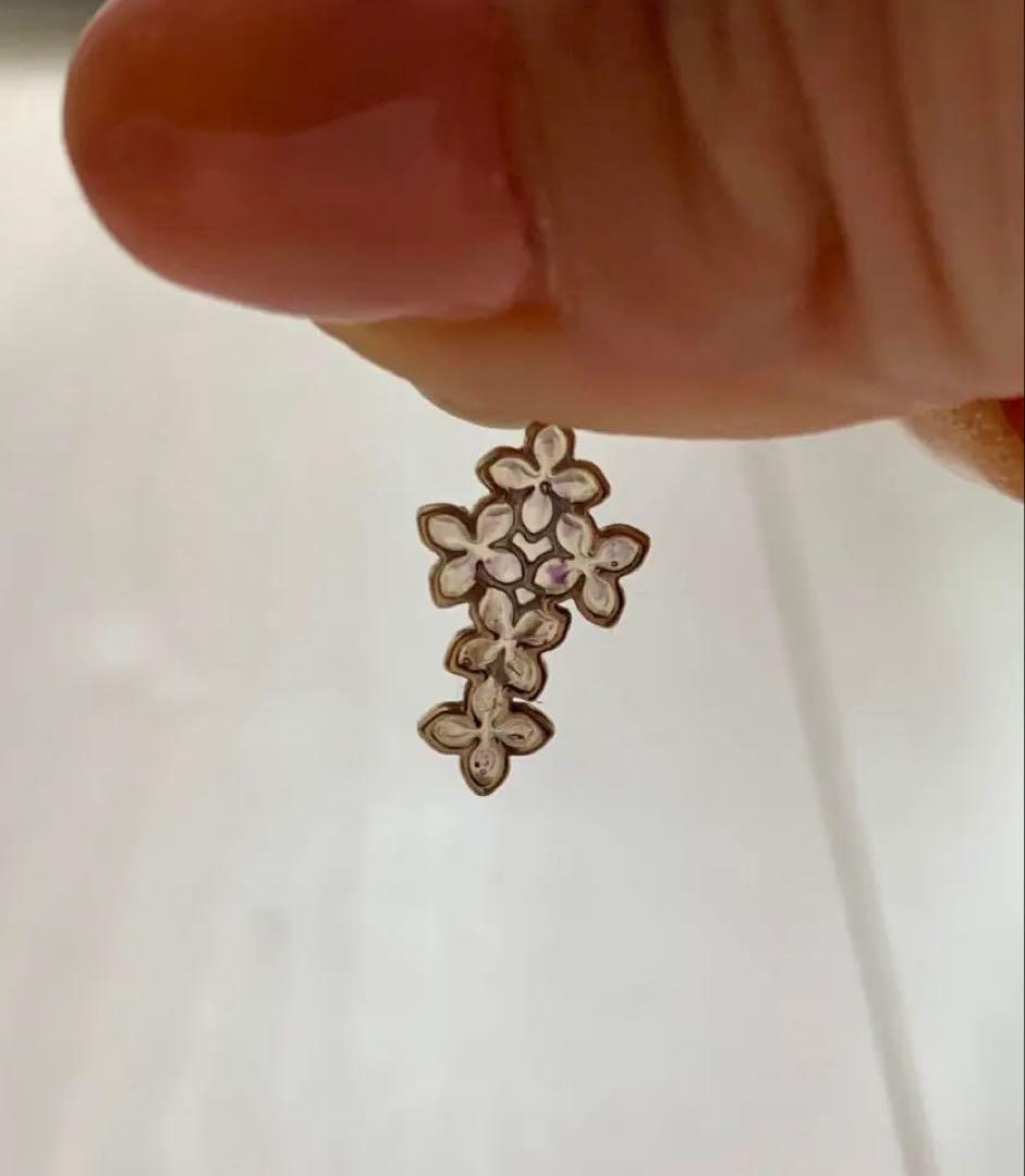 ⭐︎りー⭐︎agete ライラックピアスチャーム