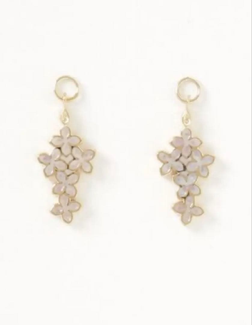 ⭐︎りー⭐︎agete ライラックピアスチャーム