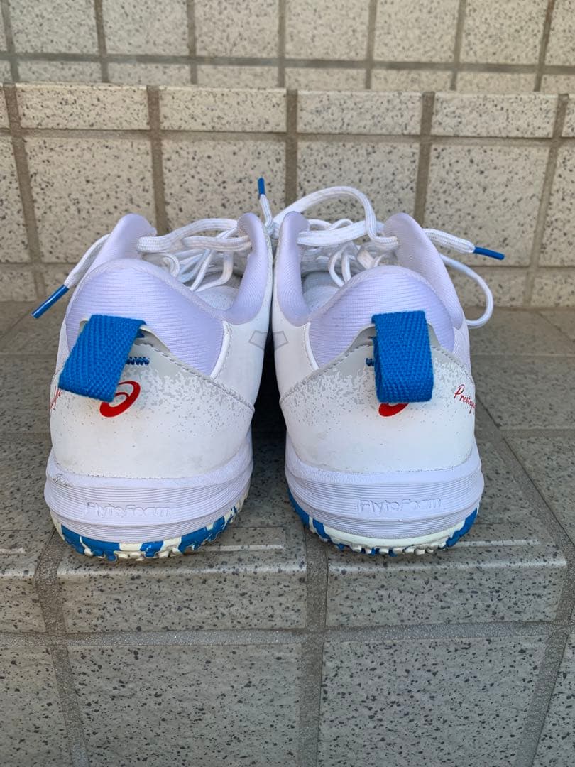 美品ASICSプレステージライト 5　オムニ・クレー26cm