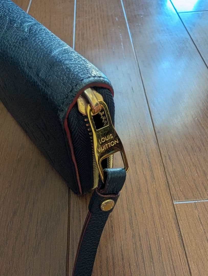 ルイヴィトン アンプラント マリーヌルージュ ジッピーウォレット 財布 長財布