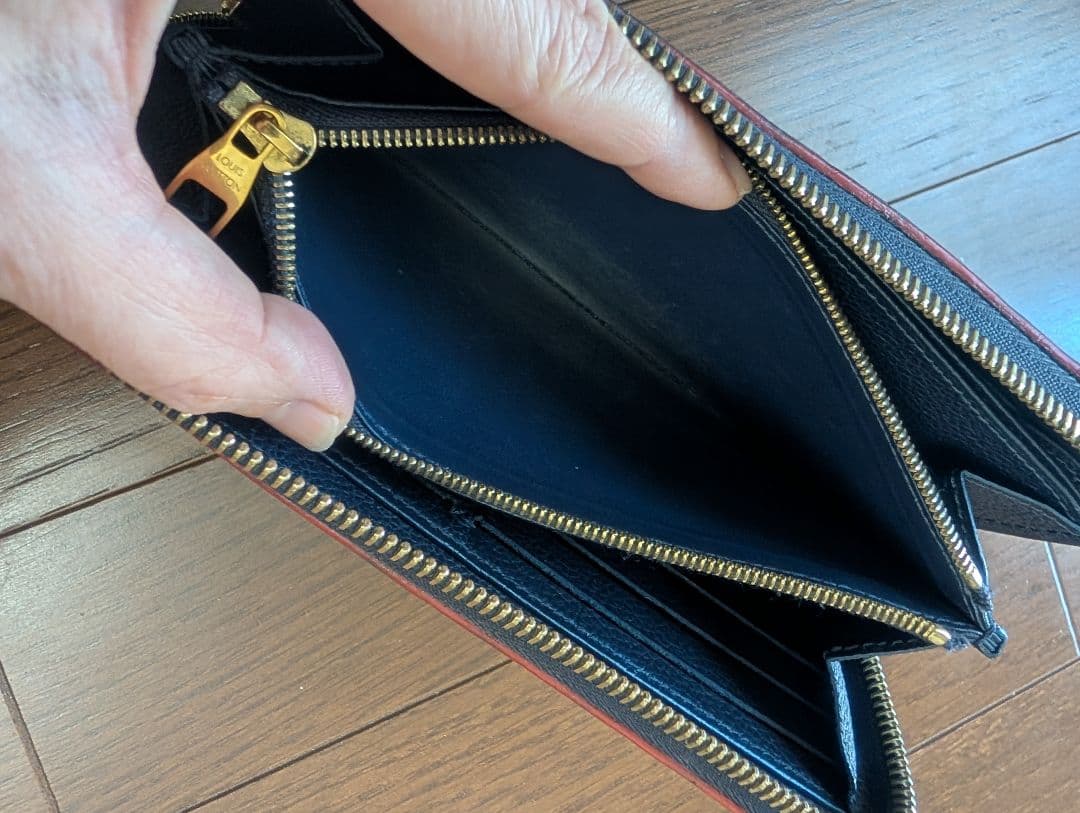ルイヴィトン アンプラント マリーヌルージュ ジッピーウォレット 財布 長財布