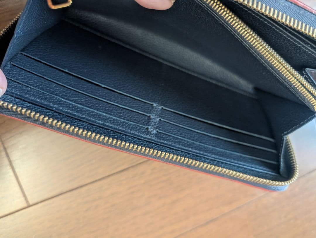ルイヴィトン アンプラント マリーヌルージュ ジッピーウォレット 財布 長財布