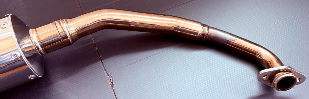 アクシスZ （SED7J)用　BEAMSマフラー＆マルチマウントバー＆ミラー