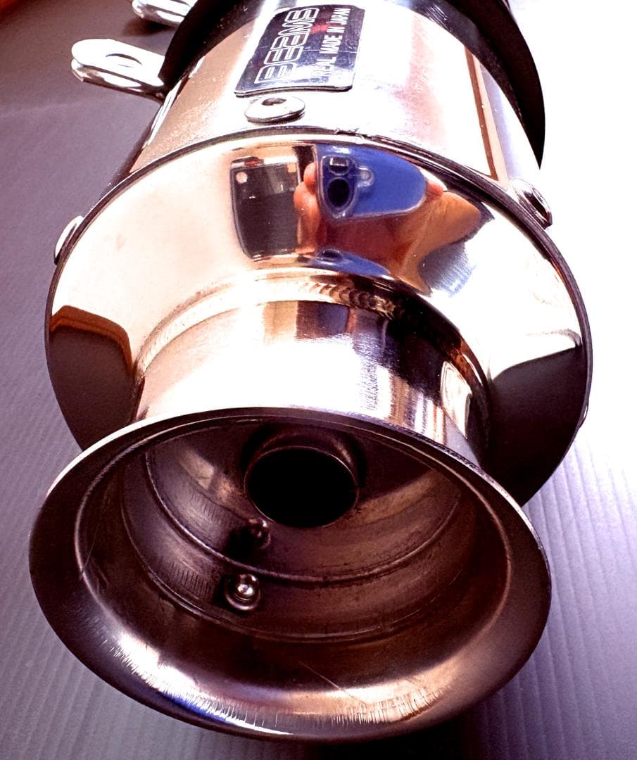 アクシスZ （SED7J)用　BEAMSマフラー＆マルチマウントバー＆ミラー