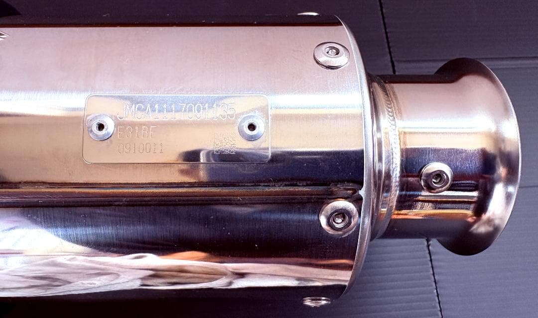 アクシスZ （SED7J)用　BEAMSマフラー＆マルチマウントバー＆ミラー