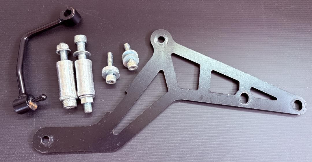 アクシスZ （SED7J)用　BEAMSマフラー＆マルチマウントバー＆ミラー