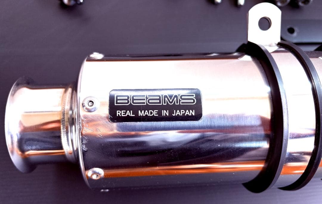 アクシスZ （SED7J)用　BEAMSマフラー＆マルチマウントバー＆ミラー