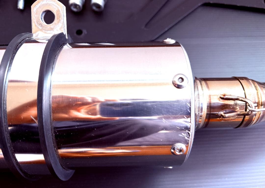 アクシスZ （SED7J)用　BEAMSマフラー＆マルチマウントバー＆ミラー