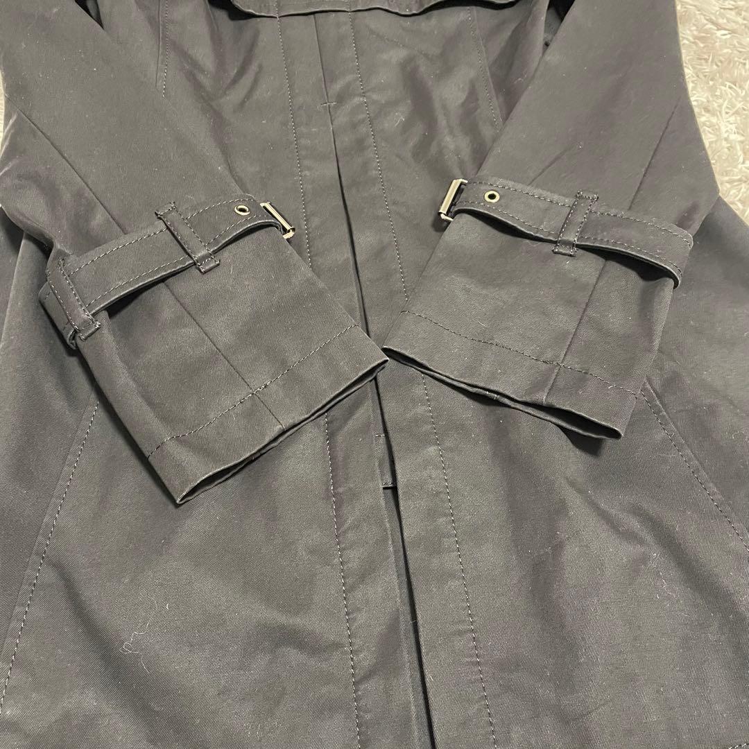 バーバリーブルーレーベル　ノバチェック コート　ブラック サイズ38