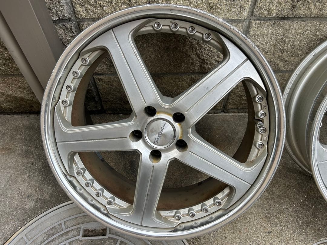 トラフィックスターRTS4本 20インチ 8.5J/9.5J タイヤ1本付バリ溝