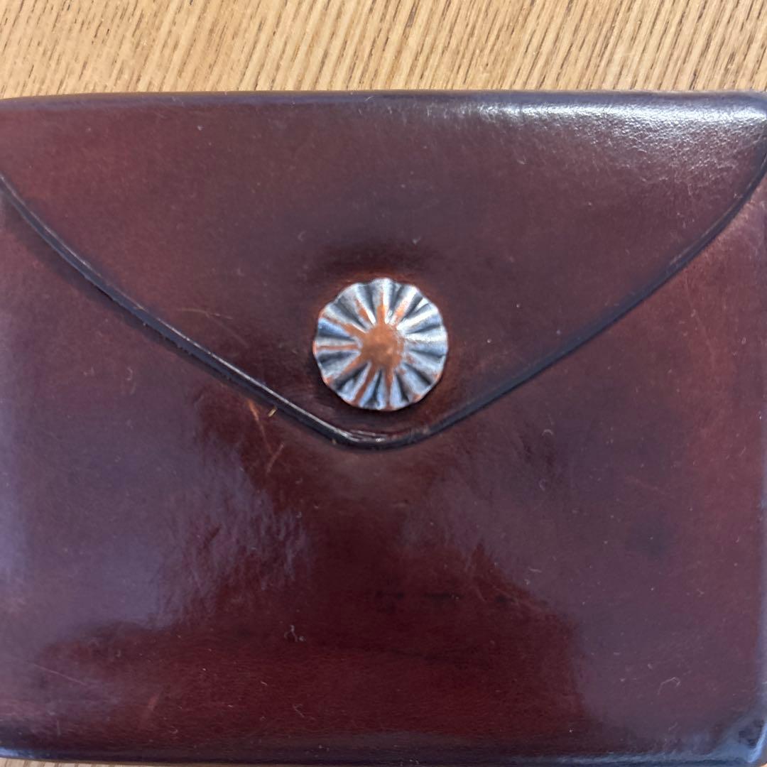 もちきち　ダブルアールエル　RRL ダークブラウン 二つ折り財布