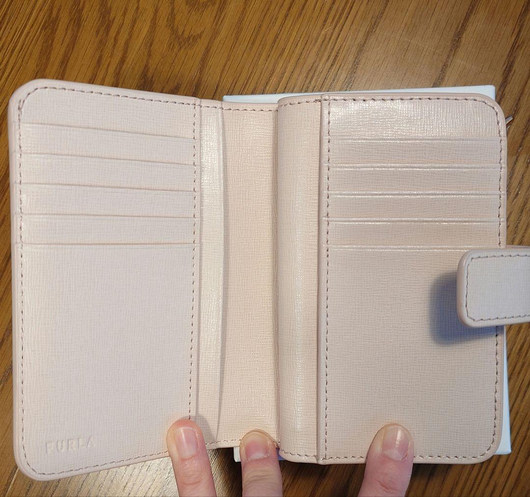 FURLA 二つ折り財布 ピンク