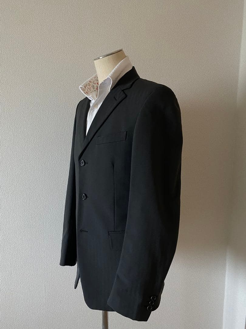 宮*夫様 ★美品★プラダ★シャドーストライプ希少テクノストレッチウールスーツ３Ｂ