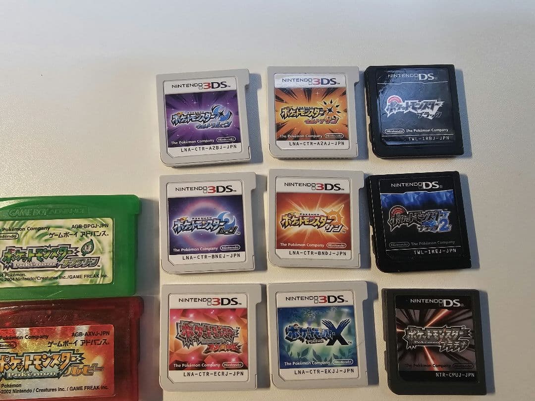 アイス　ポケモン ソフト 大量まとめ売り 動作確認済 ＋おまけ付き