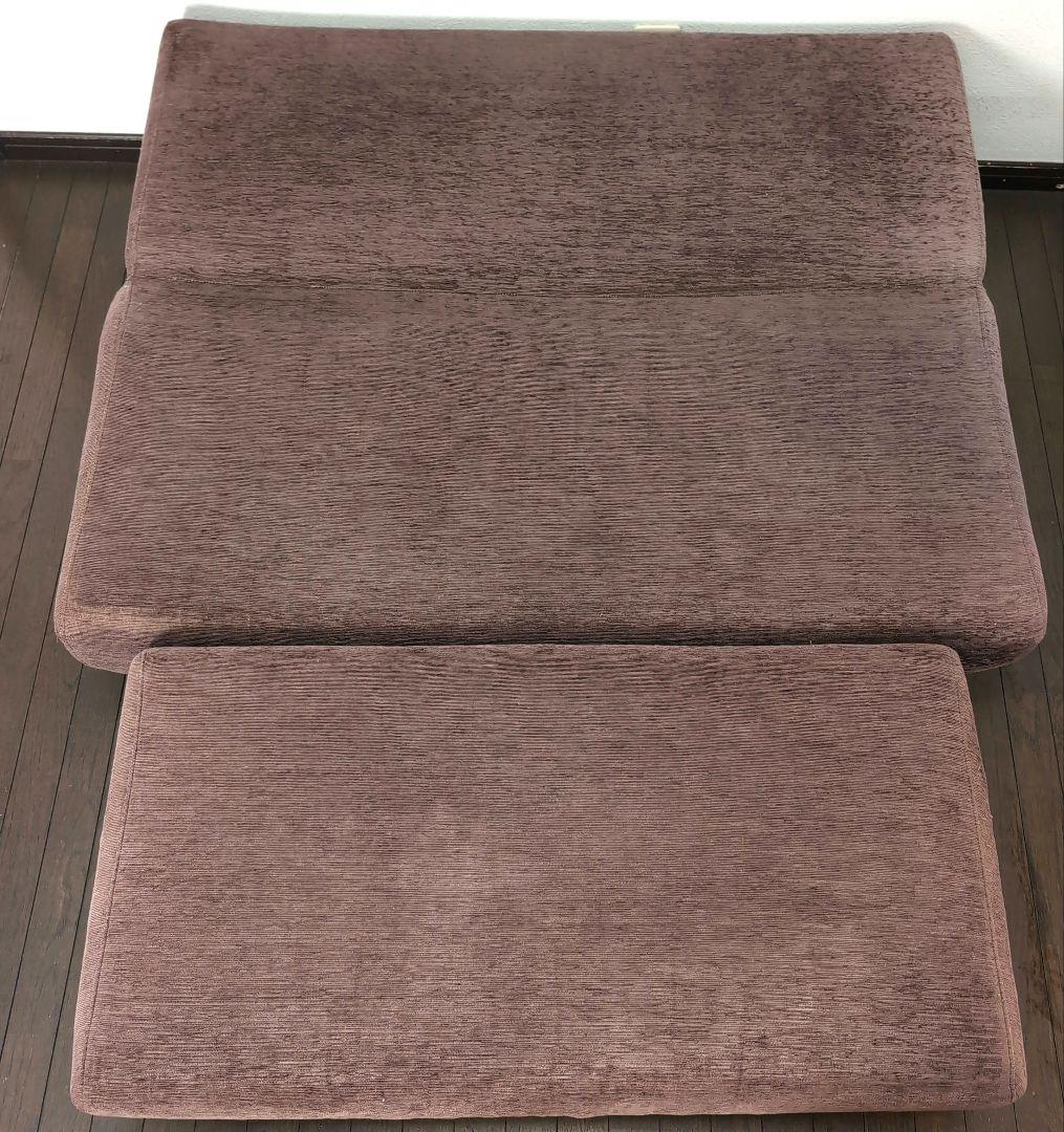 美品 3way リクライニング ソファベッド ソファ オットマン別売