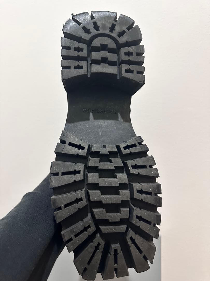 BALENCIAGA ブラック レインブーツ EUR 43