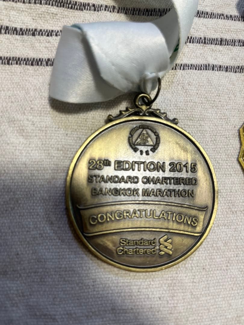 海外マラソンフル完走メダル　泰タイバンコクマラソンThai