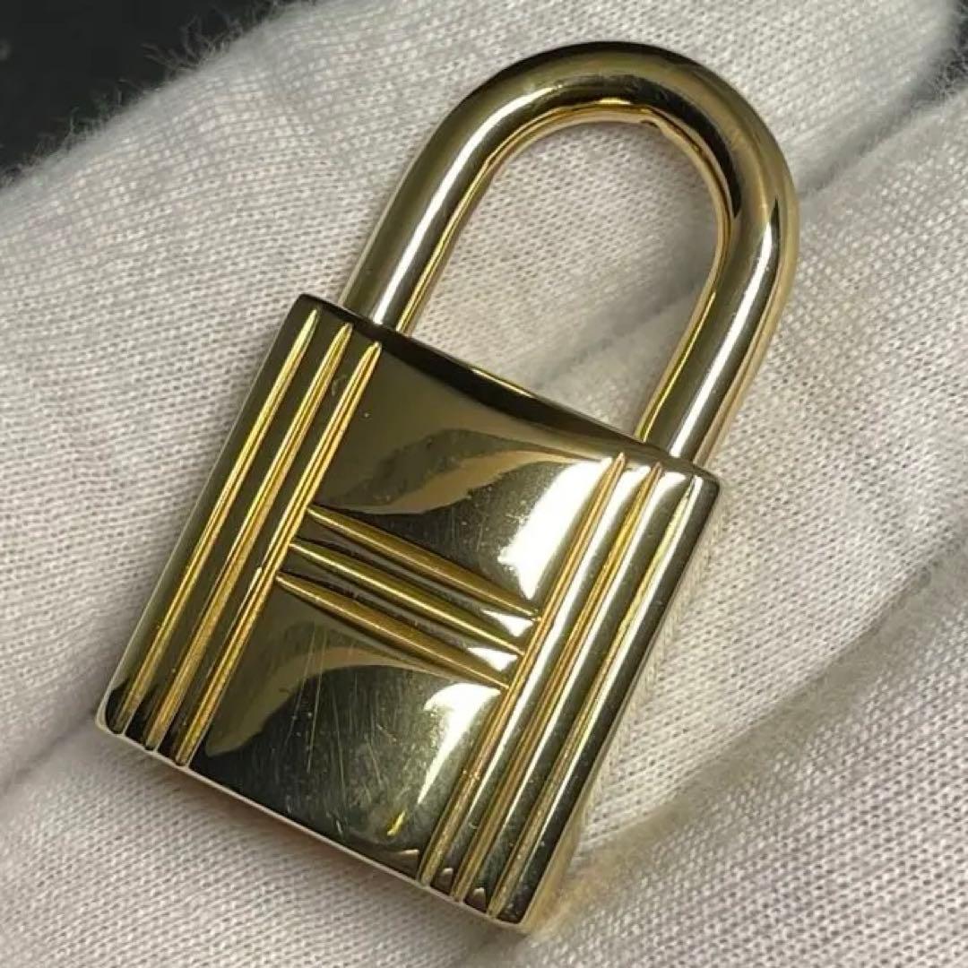 【美品】エルメス K24ゴールドメッキ パドロック カデナ リペア品 100番