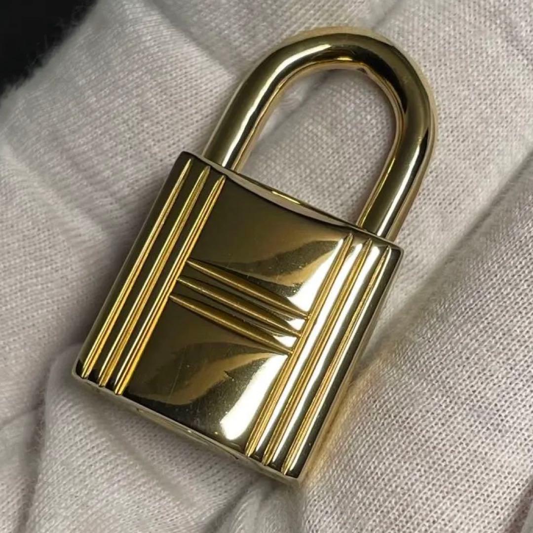 【美品】エルメス K24ゴールドメッキ パドロック カデナ リペア品 100番