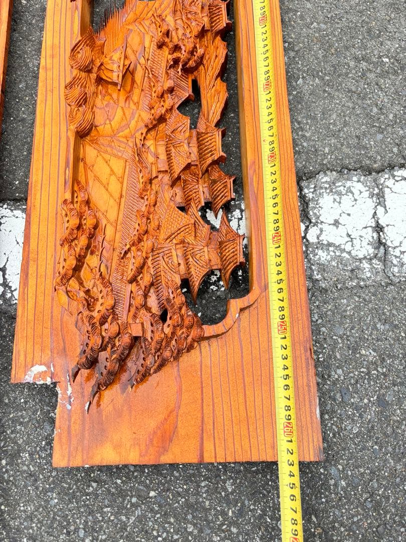 T.K　秀峰作　欄間　2セット