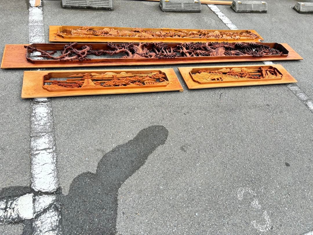 T.K　秀峰作　欄間　2セット