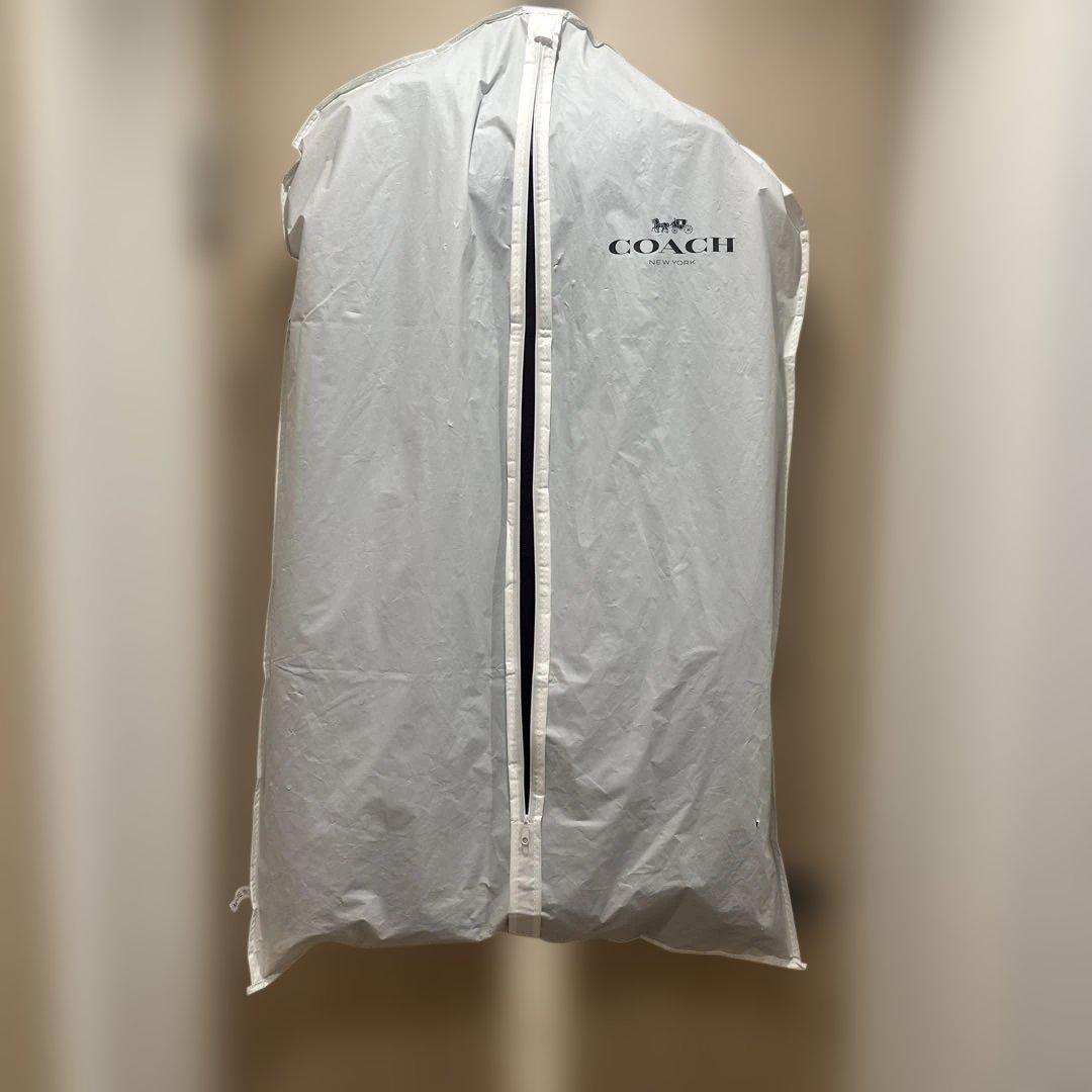 コーチ　ウール　ケープダッフルコート　ボルドーレッド