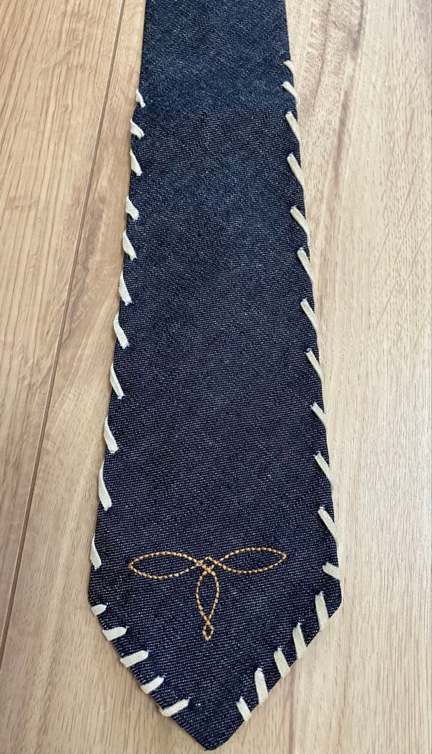 【新品】RRL ネクタイ ウエスタン ネイティブ デニム tie イタリア製