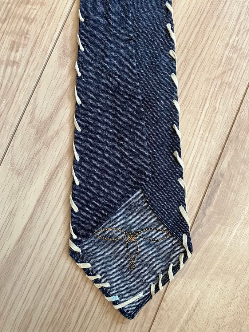 【新品】RRL ネクタイ ウエスタン ネイティブ デニム tie イタリア製