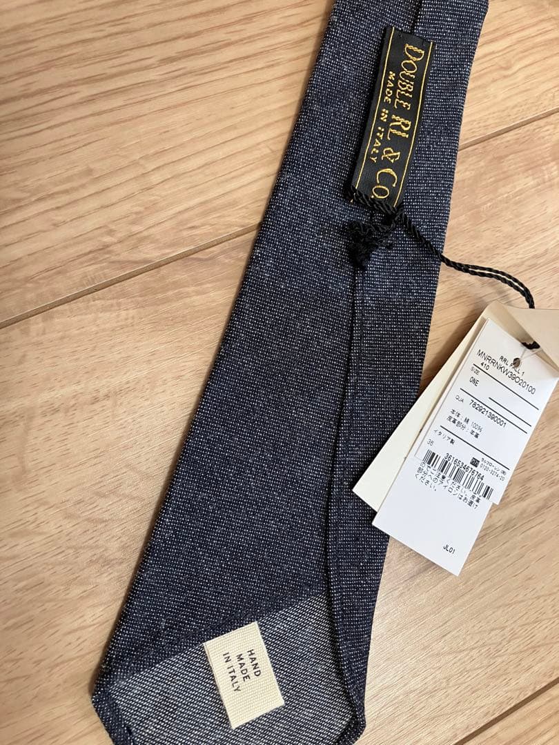 【新品】RRL ネクタイ ウエスタン ネイティブ デニム tie イタリア製