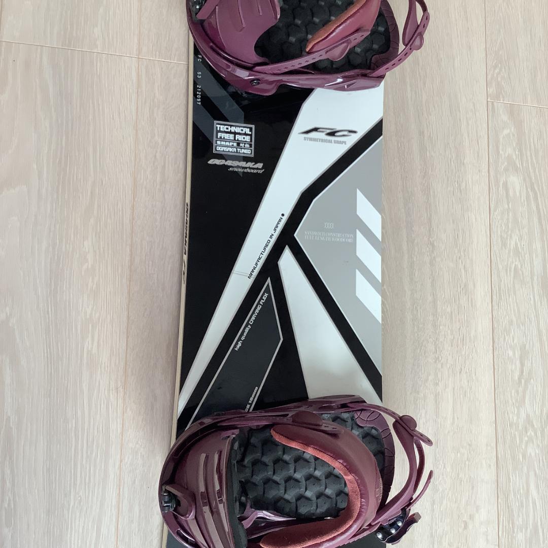 042 オガサカOGASAKA FC 153cm スノーボード カービング名機