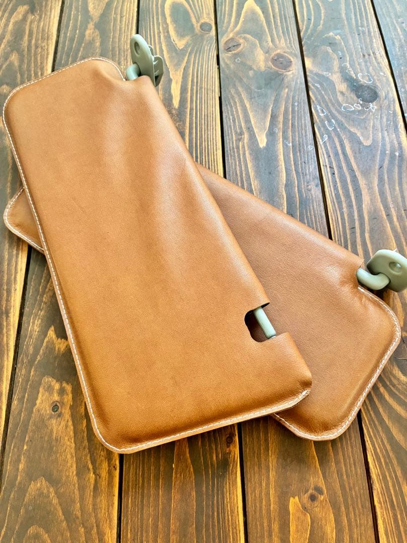 ジムニー jb64 シエラ jb74 ノマド 本革サンバイザーカバー 左右 茶