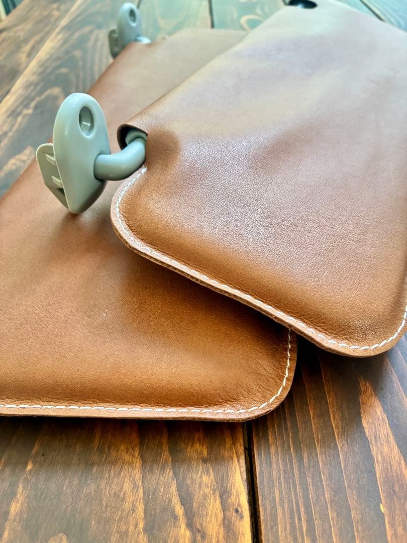 ジムニー jb64 シエラ jb74 ノマド 本革サンバイザーカバー 左右 茶