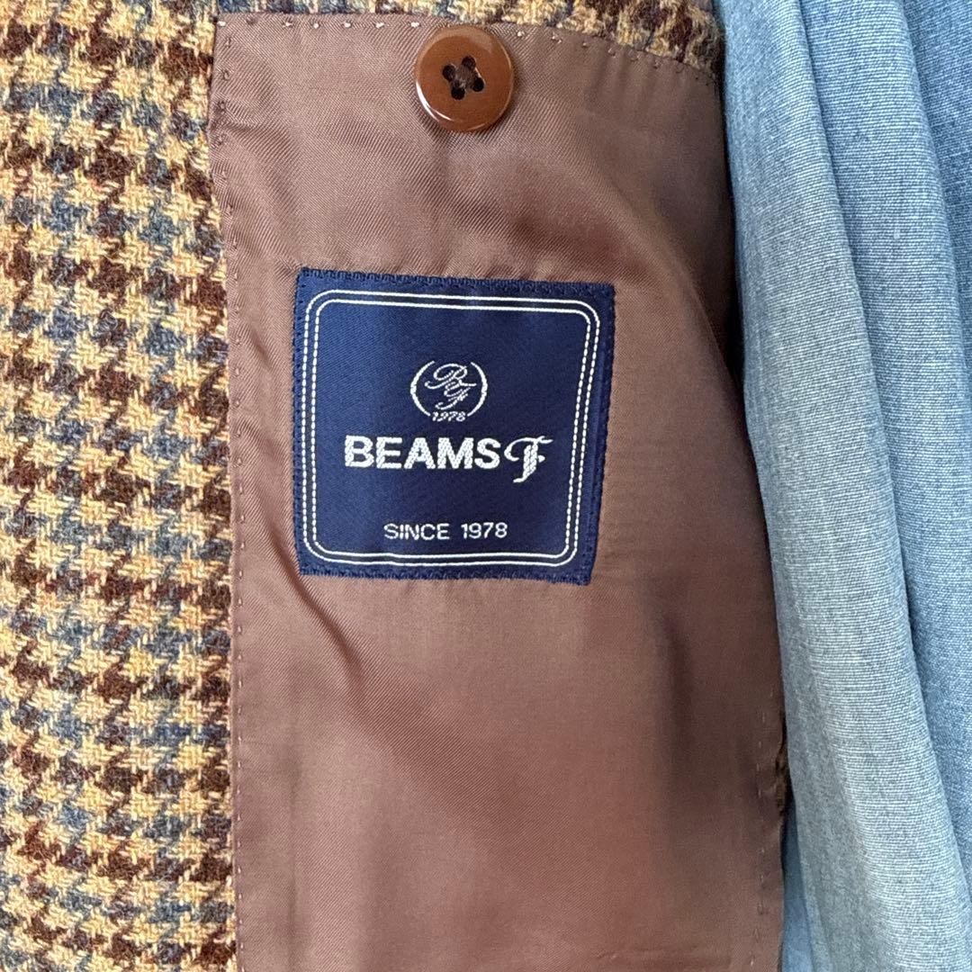 ブラウンチェック テーラードジャケット