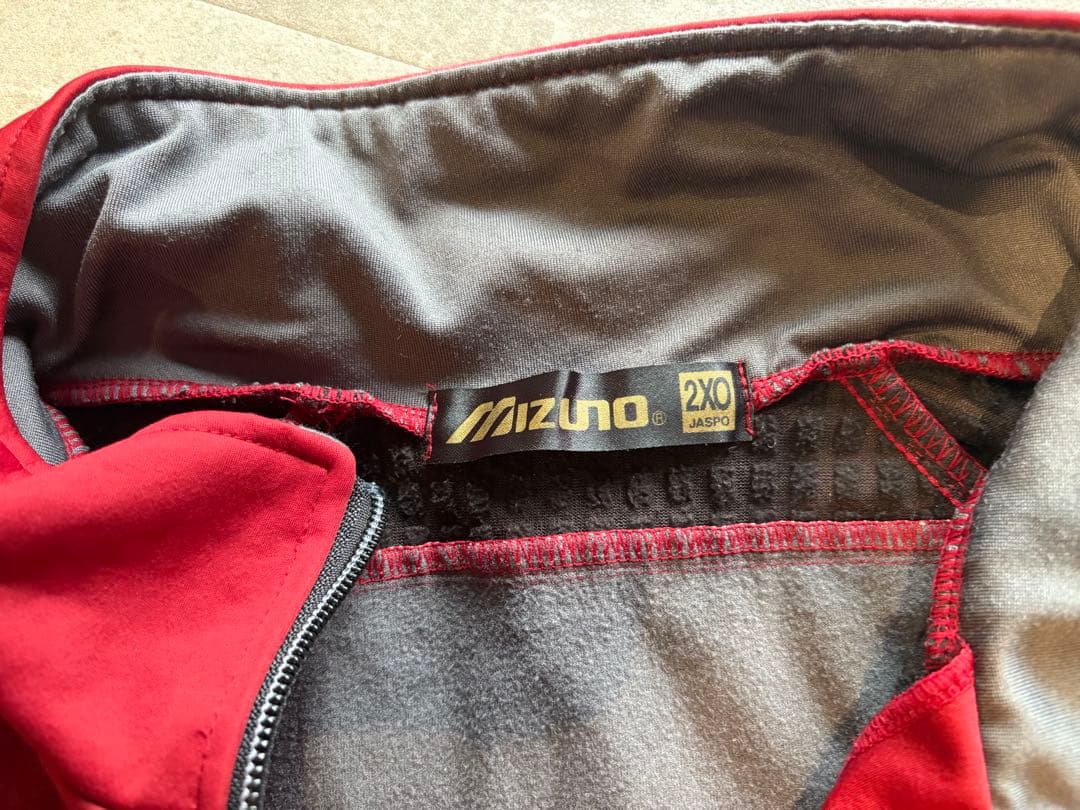 Mizuno Pro ジャケット 2XO 赤/グレー