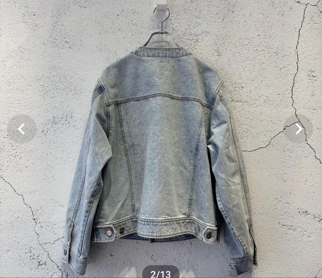 ジャケット・アウター Viviano Ruffle Denim Jacket