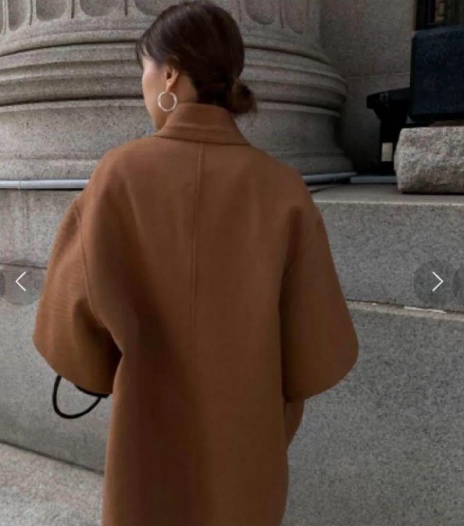 【美品】Ameri VINTAGE リバーシブルポンチョ・ケープコート