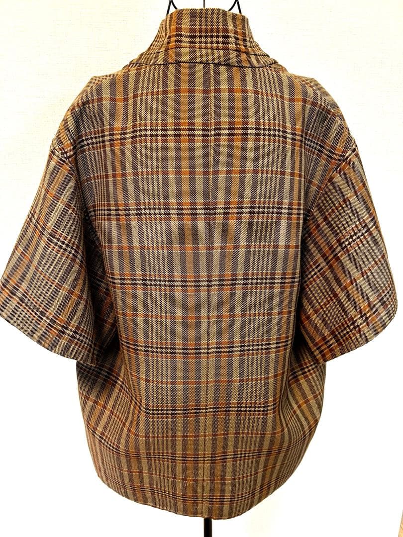 【美品】Ameri VINTAGE リバーシブルポンチョ・ケープコート