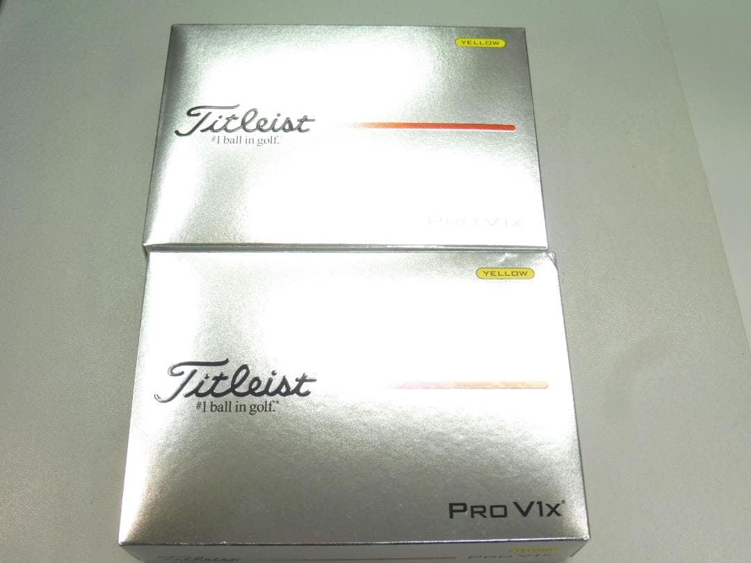 タイトリスト　PRO　V1X　2024 イエロー　2ダース　未使用品
