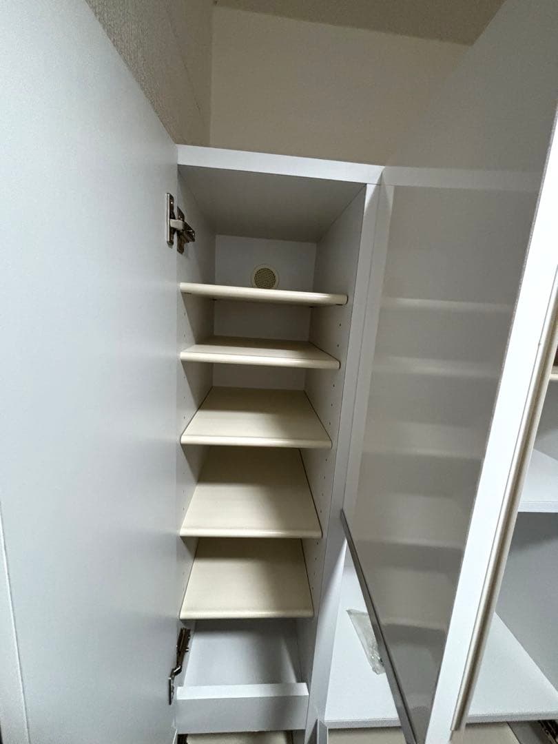 靴箱 下駄箱 シューズラック ミラー付き