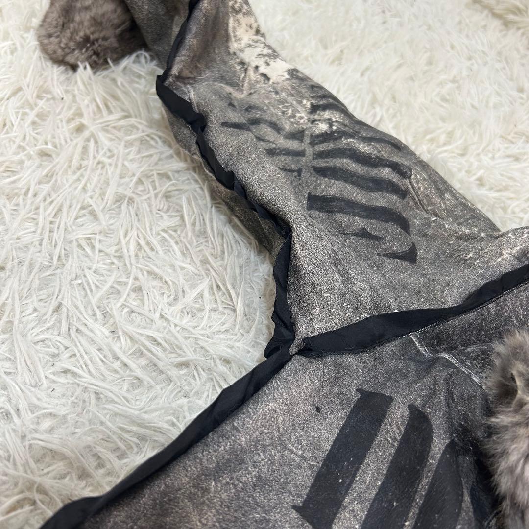 17539✨Y2K ドルチェ＆ガッバーナ ラパン ラビットファーコート プリント