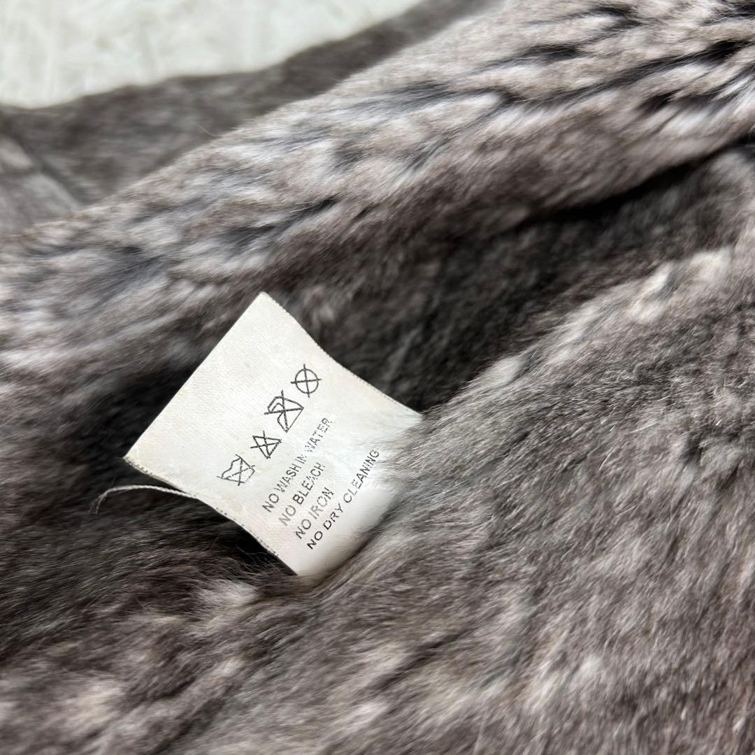 17539✨Y2K ドルチェ＆ガッバーナ ラパン ラビットファーコート プリント