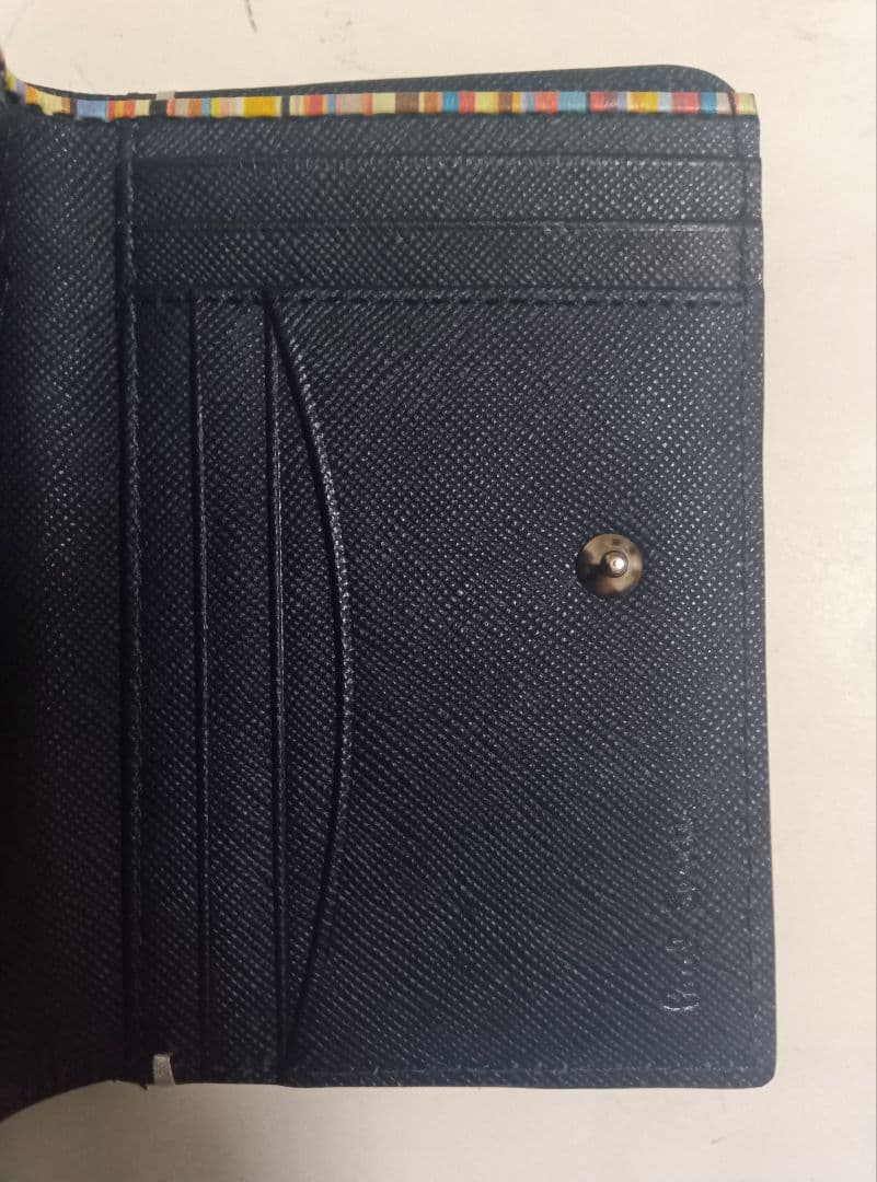 ポール・スミス 二つ折り財布 ネイビー 新品未使用品 箱付き