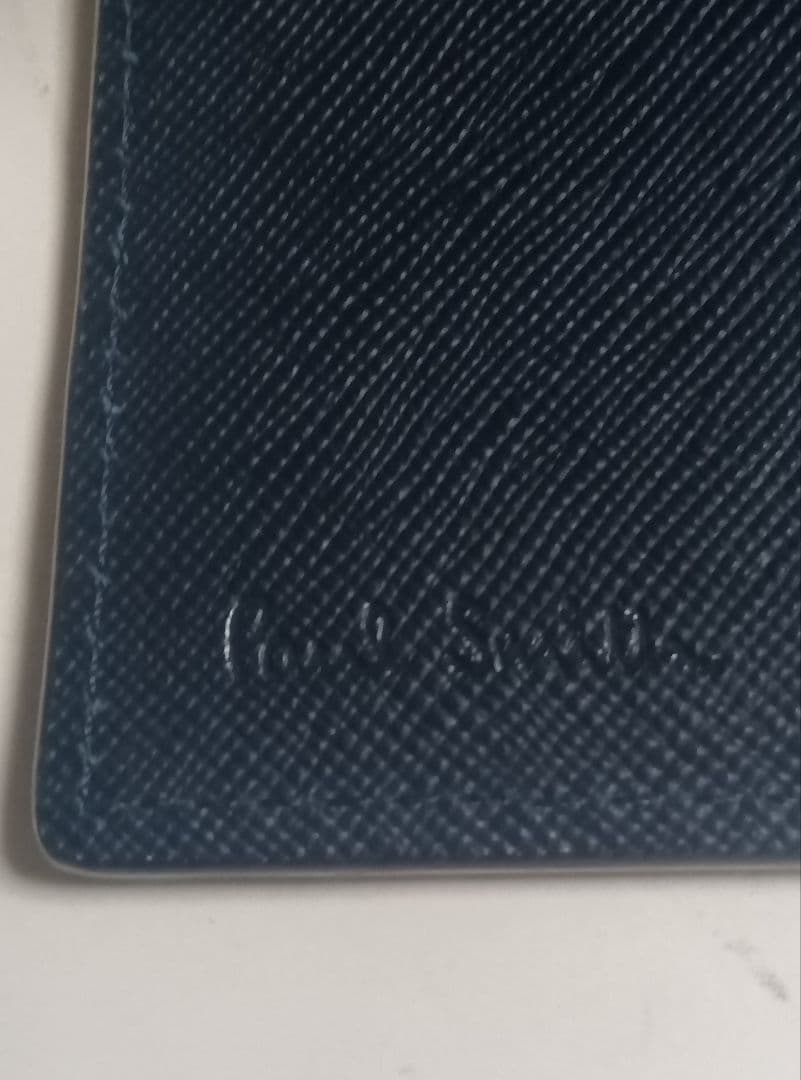 ポール・スミス 二つ折り財布 ネイビー 新品未使用品 箱付き